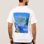 reeks roze donut box stop 4 t-shirt (Achterkant)