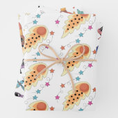 Reeks ruimteverrekend papier inpakpapier vel (In situ)