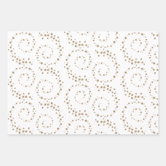 Reeks ruimteverrekend papier inpakpapier vel (Voorkant 3)