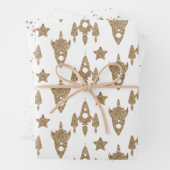 Reeks ruimteverrekend papier inpakpapier vel (In situ)