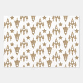 Reeks ruimteverrekend papier inpakpapier vel (Voorkant)