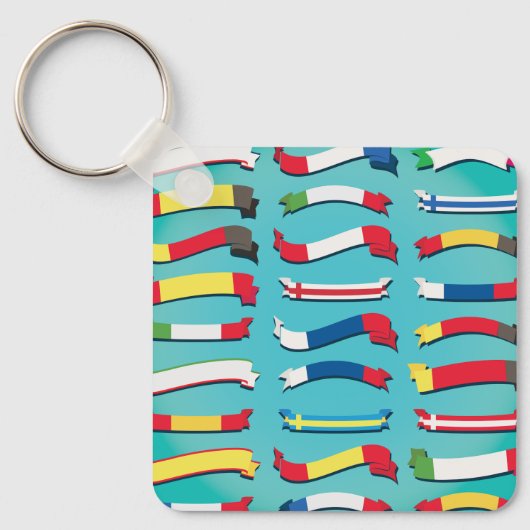 Reeks Sleutelhanger vlaggen (Voorkant)