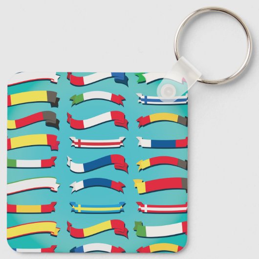 Reeks Sleutelhanger vlaggen (Achterkant)