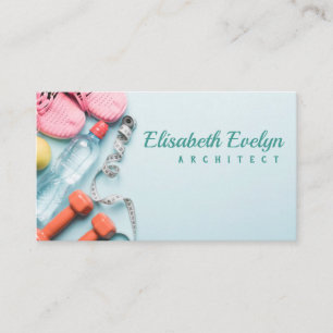 Reeks sportkenmerken visitekaartje