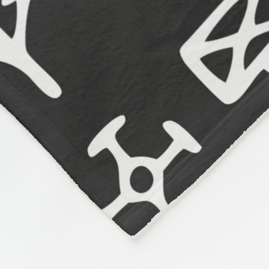 Reeks symbolen rune letters doopvont. Ancient occu Fleece Deken (Hoek)