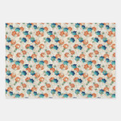 Reeks van 3  Japanse patronen Inpakpapier Vel (Voorkant 2)