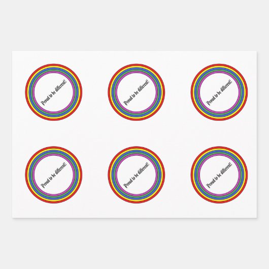 Reeks van 3 poel om verschillend te zijn inpakpapier vel (Voorkant 2)