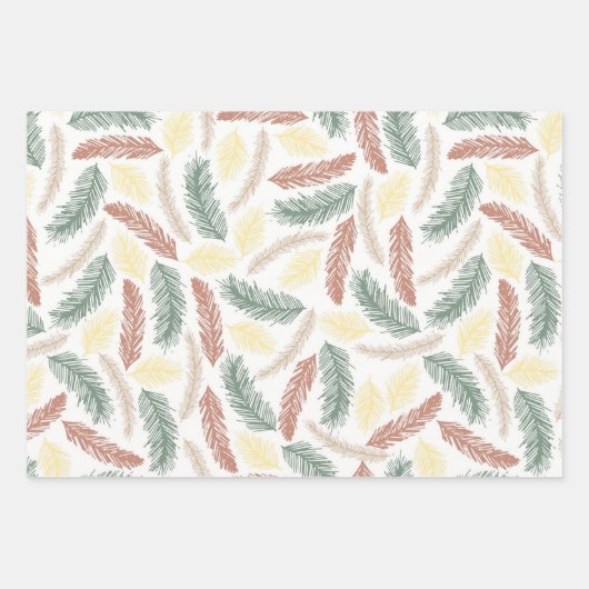 Reeks van 3 vellen herfst-opvulpapier (Voorkant 2)