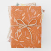 Reeks van 3 vellen herfst-opvulpapier (In situ)