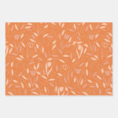 Reeks van 3 vellen herfst-opvulpapier (Voorkant)