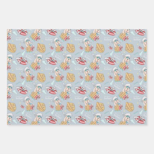 Reeks van 3 vellen parelpapier (Voorkant)