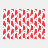 Reeks van 3 vellen voor vellen van inpakpapier voo (Voorkant)