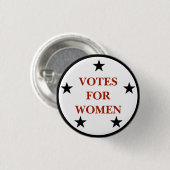 reeks van 8 collectief stemrecht ronde button 3,2 cm (Voorkant /achterkant)