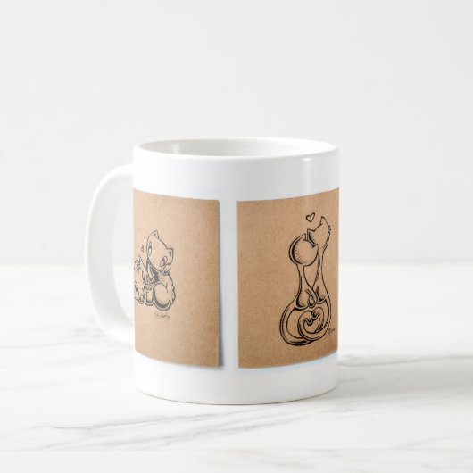 Reeks van drie: In Love Koffiemok (Voorkant links)