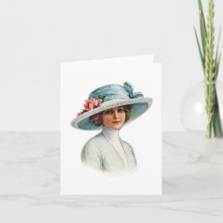 Reeks van Vintage Modeartikelen Notecard (4) Kaart