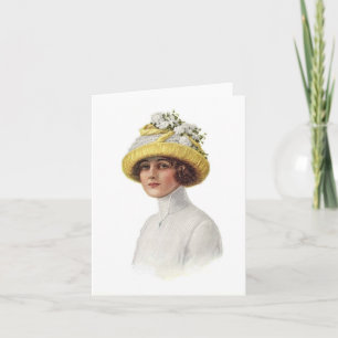 Reeks van Vintage Modeartikelen Notecard (6) Kaart
