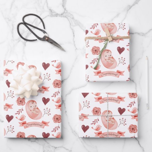 Reeks vellen papier voor onmiddellijke baby 3 (Voorkant)