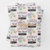 Reeks verpakkingspapier van 3 inpakpapier vel (In situ)