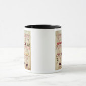 Reeks vlaggen voor urineanalyse mok (Midden)