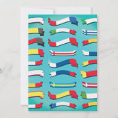 Reeks vlaggenuitnodigingen kaart (Voorkant)