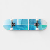 Reeks waterverf abstracte hand geschilderd 2 skateboard (Horizontaal)