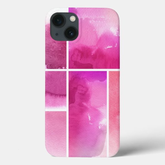 Reeks waterverf abstracte hand geschilderd 3 Case-Mate iPhone case (Achterkant)
