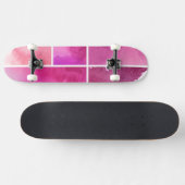 Reeks waterverf abstracte hand geschilderd 3 skateboard (Horizontaal)