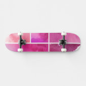 Reeks waterverf abstracte hand geschilderd 3 skateboard (Horizontaal)