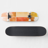 Reeks waterverf abstracte hand geschilderd 4 persoonlijk skateboard (Horizontaal)