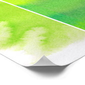 Reeks waterverf abstracte handbeschilderd poster (Hoek)