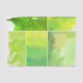 Reeks waterverf abstracte handbeschilderd tissuepapier (Voorkant)