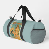 Reel Beach Shark Fishing Pin-Up Retro Coastal Blue Plunjezak (Rechterhoek)