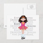 Reel Brunette Briefkaart (Voorkant / Achterkant)