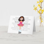 Reel Brunette Kaart (Gele Bloem)