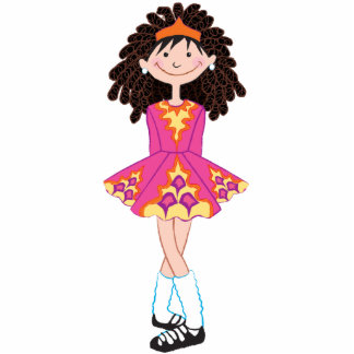 Reel Brunette Staand Fotobeeldje