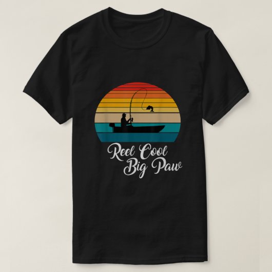 Reel Cool Big Paw Vist cadeaus 1523 T-shirt (Design voorkant)