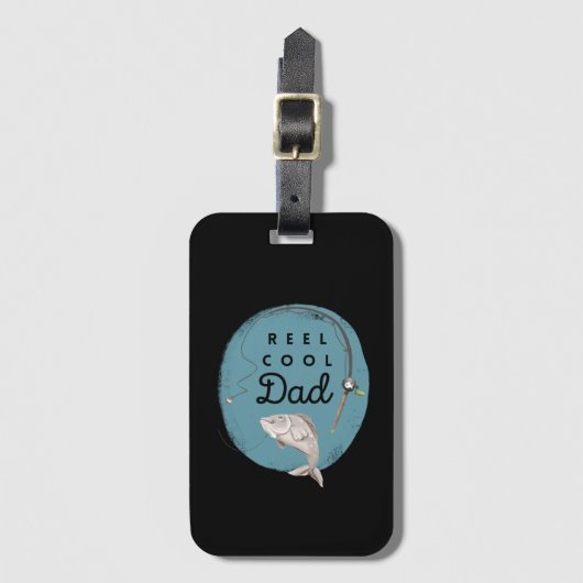 Reel Cool Dad Bagagelabel (Voorkant (verticaal))