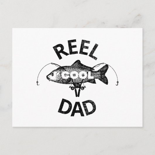 Reel Cool Dad Briefkaart (Voorkant)