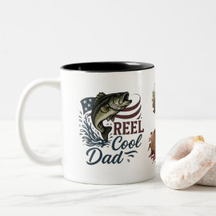Reel Cool Dad Custom Foto Gevist Mok