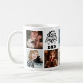 Reel Cool Dad Custom Foto Gevist Mok (Links)