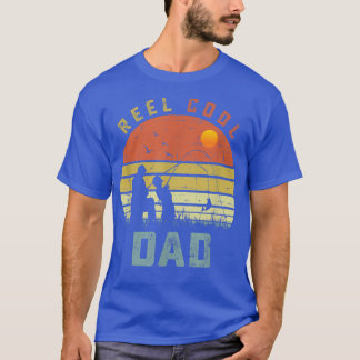 Reel Cool Dad Fathers Day Gift voor Gevist vader T-shirt