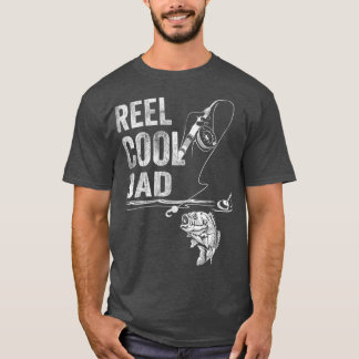 Reel Cool Dad Fish Vist Vaders Day Gift T-shirt