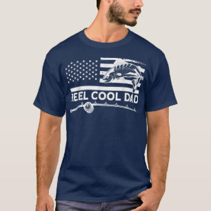Reel Cool Dad Fisherman Fishing1585  T-shirt