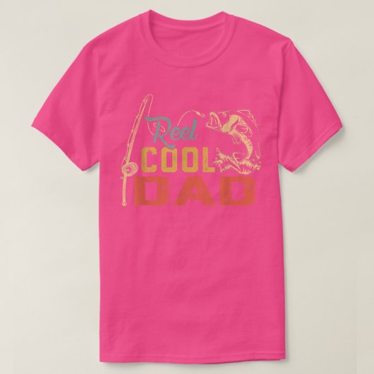 Reel Cool Dad Fisherman T-shirt (Design voorkant)