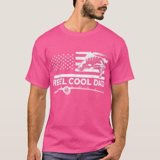 Reel Cool Dad Fisherman Vist T-shirt