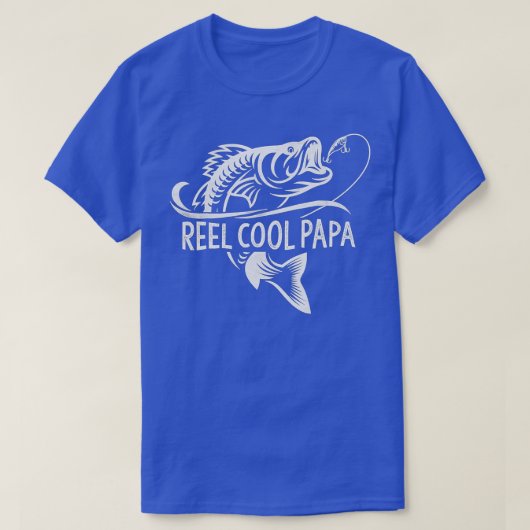 Reel Cool Dad Funny Vist papa Gi T-shirt (Design voorkant)