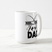 Reel Cool Dad Gevist T-shirt Koffiemok (Voorkant rechts)