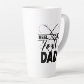 Reel Cool Dad Gevist T-shirt Latte Mok (Rechterhoek)