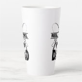 Reel Cool Dad Gevist T-shirt Latte Mok (Voorkant)