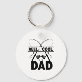 Reel Cool Dad Gevist T-shirt Sleutelhanger (Voorkant)